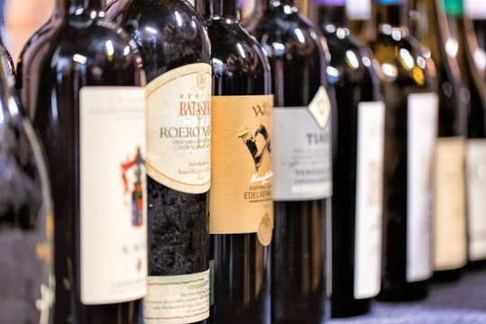Bottles of Spanish Wine for tasting