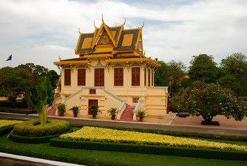 The grounds of the Royal Palace in Phnom Penh