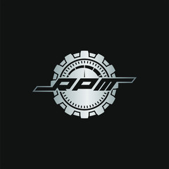 Speed, Speedometer & RPM Logo. Icon & Symbol Vector Illustration