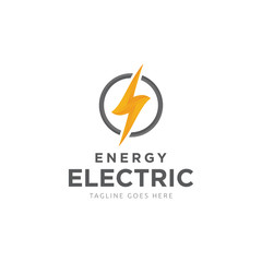 Fototapeta na wymiar energy power logo icon vector template