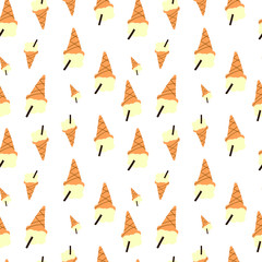  ice cream seamless pattern