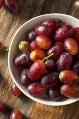 Raw Organic Purple Red Grapes