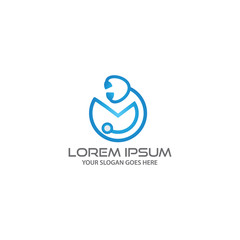 Creative,Modern Letter M medical or healthcare logo design template vector eps 