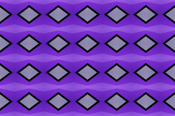 Obraz premium Seamless geometric pattern design illustration. Background texture. Used gradient in purple, black, grey colors.