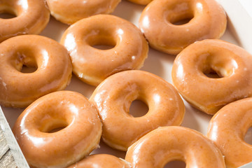 Homemade Glazed Yeast Donuts