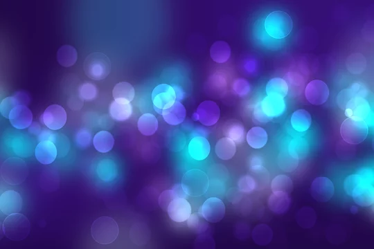 Abstract dark blue gradient pink purple background texture with glitter  defocused sparkle bokeh circles and glowing circular lights. Beautiful  backdrop with bokeh light effect. Stock Illustration