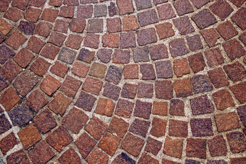 Paving stones texture background, Italy