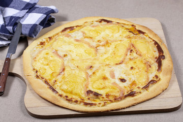 tarte au maroilles (fromage français)