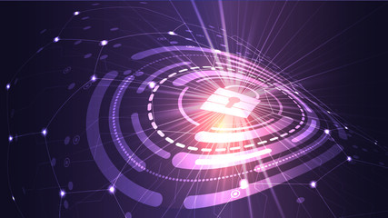 Background of computer security and information protection on the Internet.