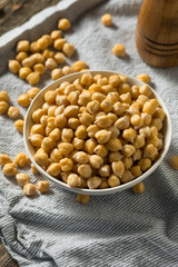 Raw Organic Garbanzo Beans Chickpeas