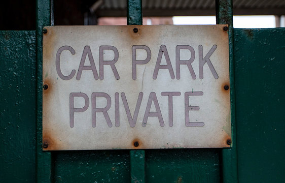 A photo taken of Car park sign in Carlisle Cumbria