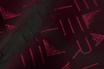 Cotton silk textured fabric