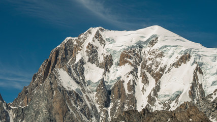 Szczyt Mont Blanc, Szwajcaria