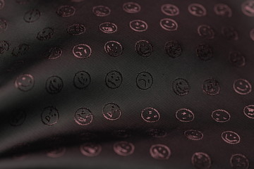 Fabric texture drawing on fabric