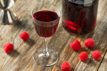 Red Organic Raspberry Liqueur