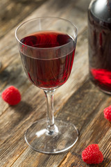 Red Organic Raspberry Liqueur