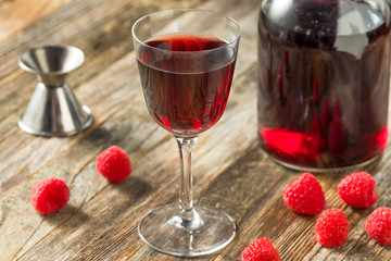 Red Organic Raspberry Liqueur