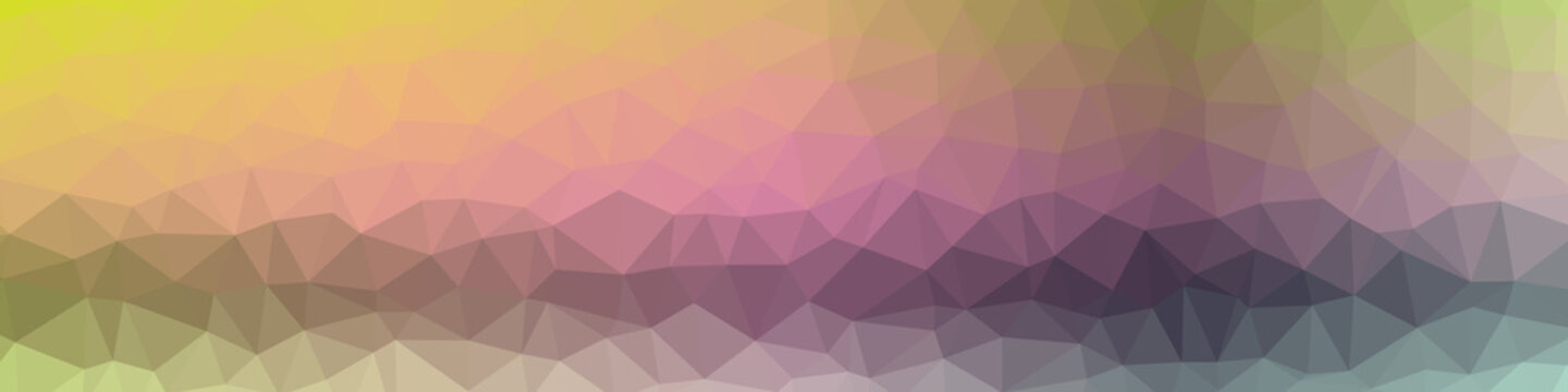 Abstract Trianglify gradient Generative Art background illustration