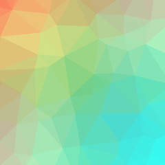 Abstract Trianglify gradient Generative Art background illustration