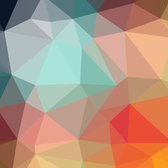 Fototapeta premium Abstract Trianglify gradient Generative Art background illustration