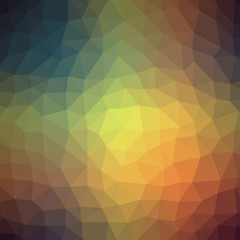 Fototapeta premium Abstract Trianglify gradient Generative Art background illustration