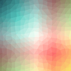 Obraz premium Abstract Trianglify gradient Generative Art background illustration