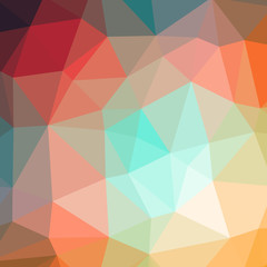 Obraz premium Abstract Trianglify gradient Generative Art background illustration