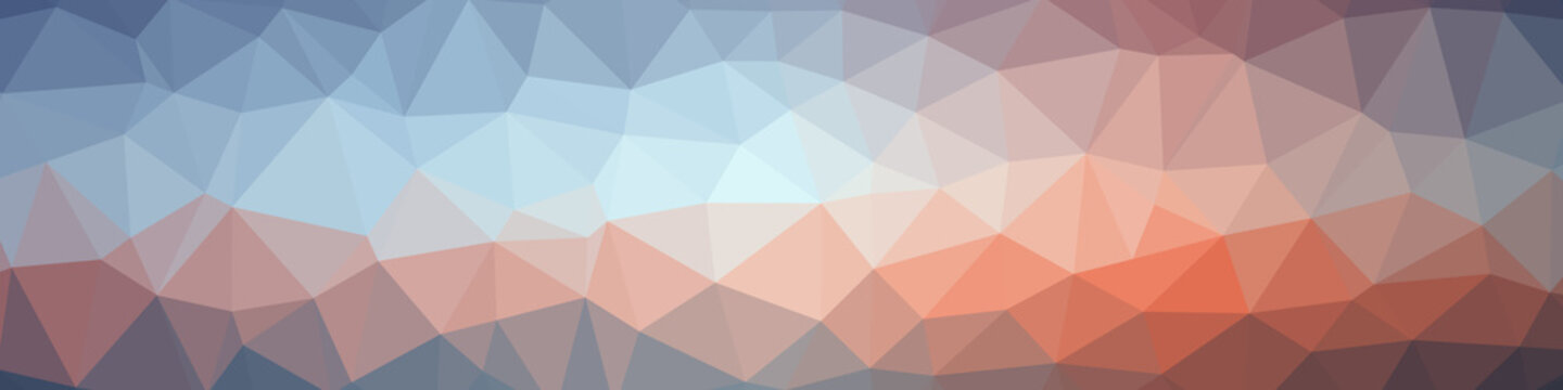 Abstract Trianglify gradient Generative Art background illustration