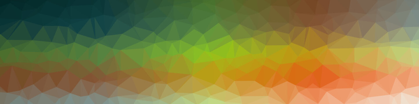 Abstract Trianglify gradient Generative Art background illustration