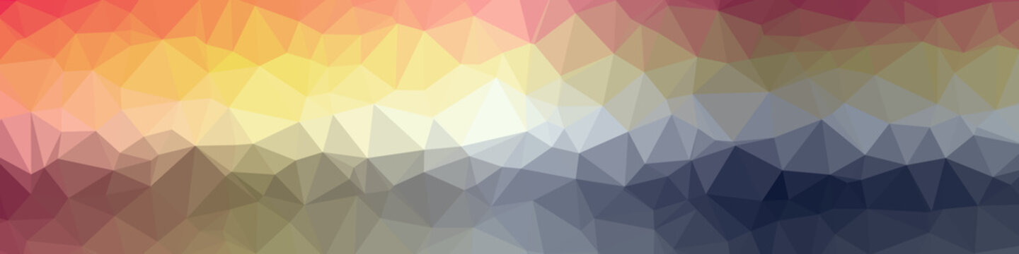 Abstract Trianglify gradient Generative Art background illustration