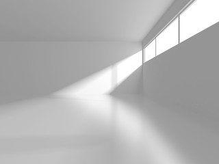 Futuristic White Architecture Design Background