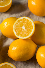 Raw Yellow Organic Meyer Lemons