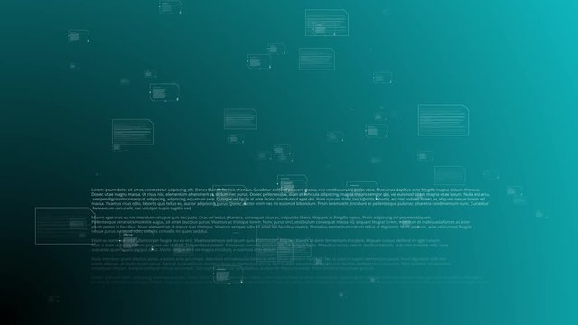 loopable footage of Programming code abstract technology background for software developer and Computer script concept