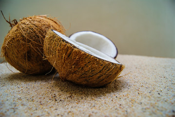 coconut, massage, sand, oil, coconut oil, obsidian, rocks, hot stones, alternative therapies,...