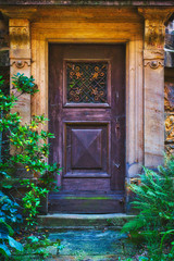 Side entrance of the hunting lodge