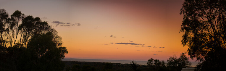 Fototapeta premium sunset in queensland australia