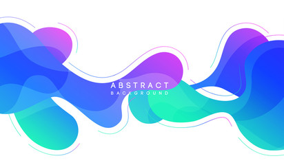 Moving colorful abstract background. Dynamic Effect. Vector Illustration. Design Template.