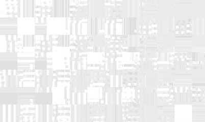  Gray background with graphic patterns, the texture of squares and rectangles. Modern abstract design for screensaver template.