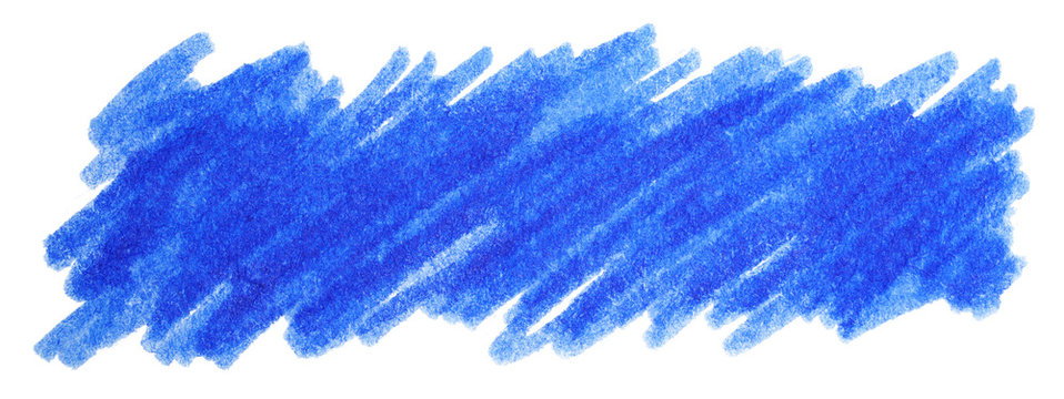 Hand drawn marker stripes blue. Background marker strokes pattern