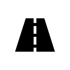 Road sign design icon trendy