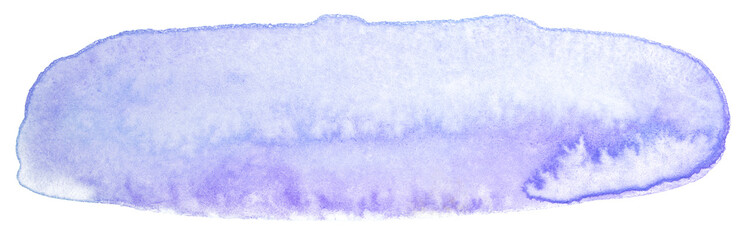 watercolor stain light purple, on paper watercolor texture. paint element for design