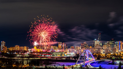 Edmonton`s Fireworks 