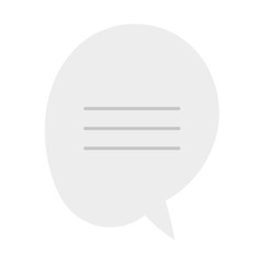 speech bubble message chat talk concept icon