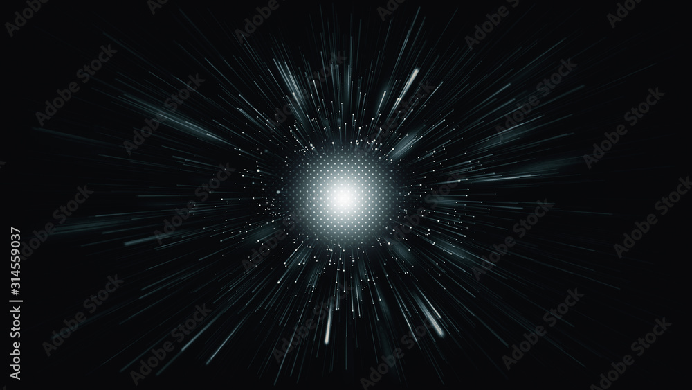Canvas Prints futuristic network communication design