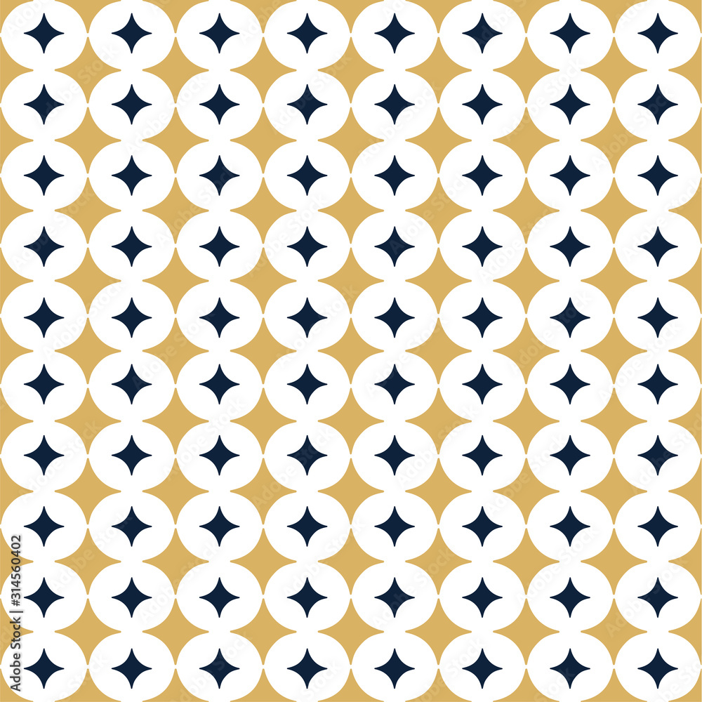 Poster ornamental vector seamless pattern with star. modern stylish texture with repeating tiles. geometric