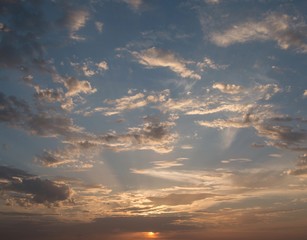 A drmamtic sky overlay