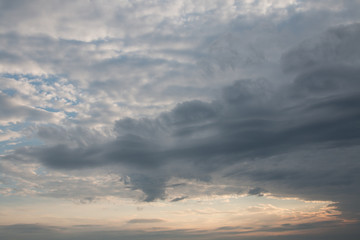 A drmamtic sky overlay