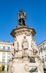 Fototapeta na wymiar Lisbon Luis de Camoes Statue