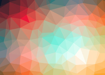 Fototapeta premium Abstract Trianglify gradient Generative Art background illustration