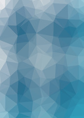 Abstract Trianglify gradient Generative Art background illustration